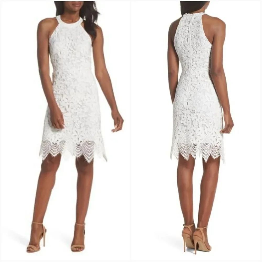Kobi Halperin Isla Lace Halter Dress